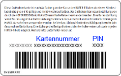 HOFER-REISEN Giftcard Back
