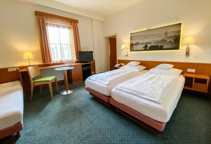 Zimmerbeispiel Dreibettzimmer „Eco“