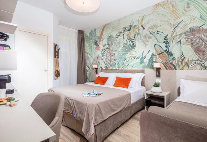 Zimmerbeispiel Vierbettzimmer „Standard Balkon“