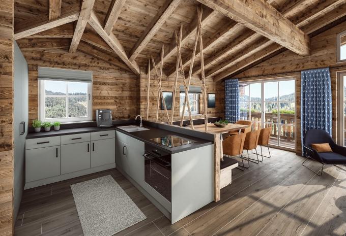 Beispielbild Lodge „Superior Balkon/Terrasse Bergblick Zirbenlodge“