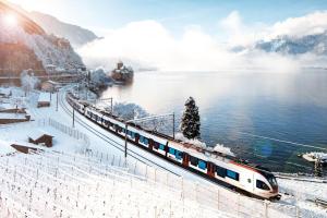 Schweiz - GoldenPass Tour Berge & Seen Winterromantik - Zugrundreise