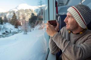 Schweiz - Treno Gottardo & Centovallibahn im Winter - Zugrundreise