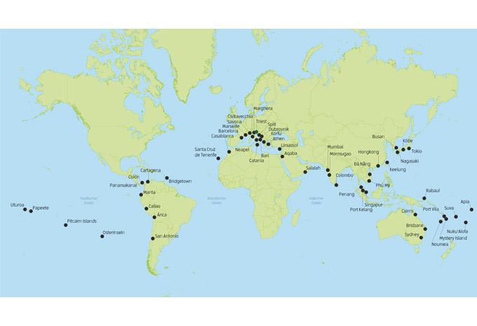 Weltreise 2025/26 - Kreuzfahrt