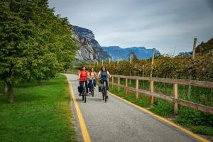 Auf dem Etschradweg von Schlanders/Naturns zum Gardasee - Radtour