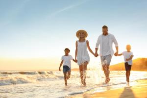 Familien-Badeurlaub im Herbst