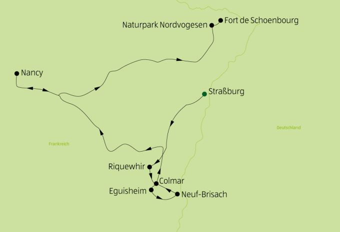 Elsass - Zwischen Straßburg und Nancy - Selbstfahrer-Rundreise