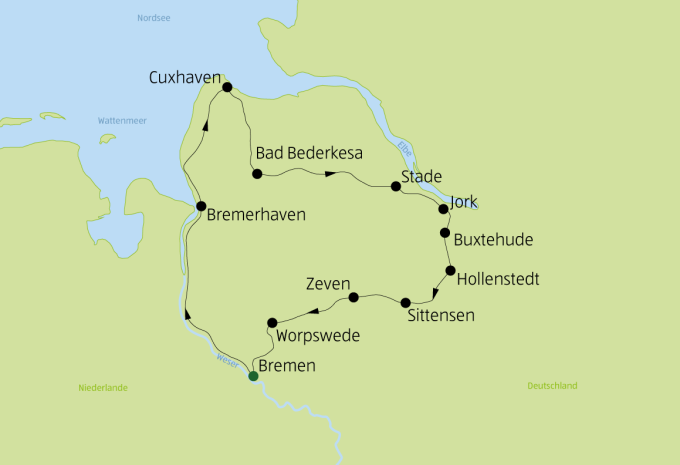 Hanse Rundtour - Radtour