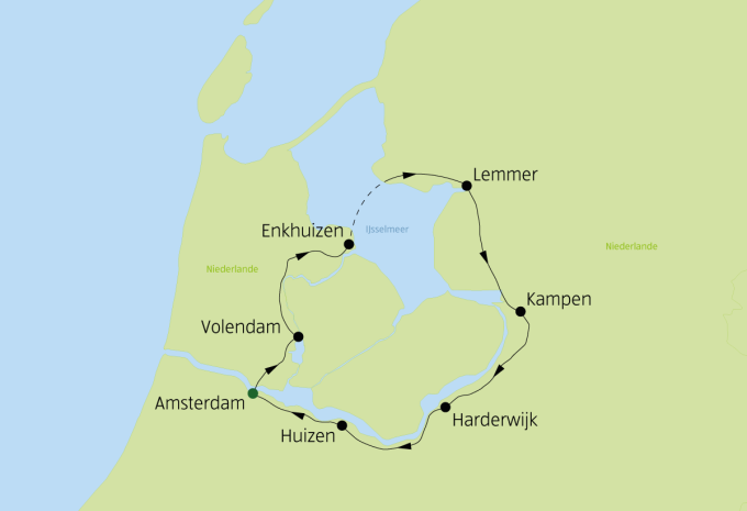 IJsselmeer - Radtour