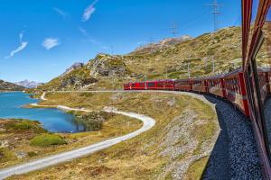 Schweiz - Bernina-Express - Zugrundreise