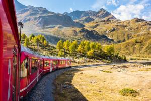 Schweiz - Bernina-Express - Zugrundreise