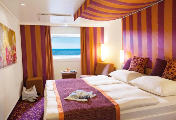 Zimmerbeispiel, Aussenkabine / AIDAblu