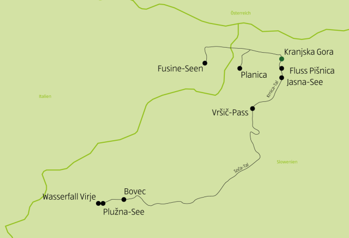 Im slowenischen Soča-Tal - Wander- & Radtour