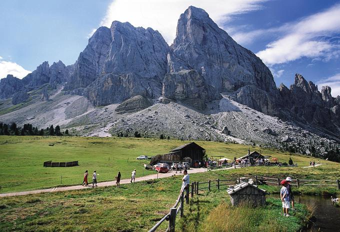 Sommer Bergwelt Brixen in Südtirol