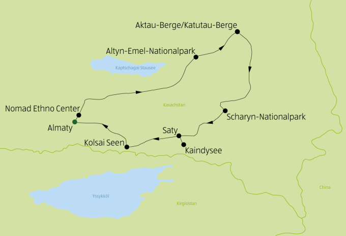 Kasachstan - Rundreise