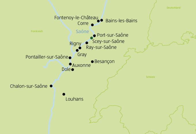 Frankreich - Burgund-Saone - Urlaub auf dem Hausboot