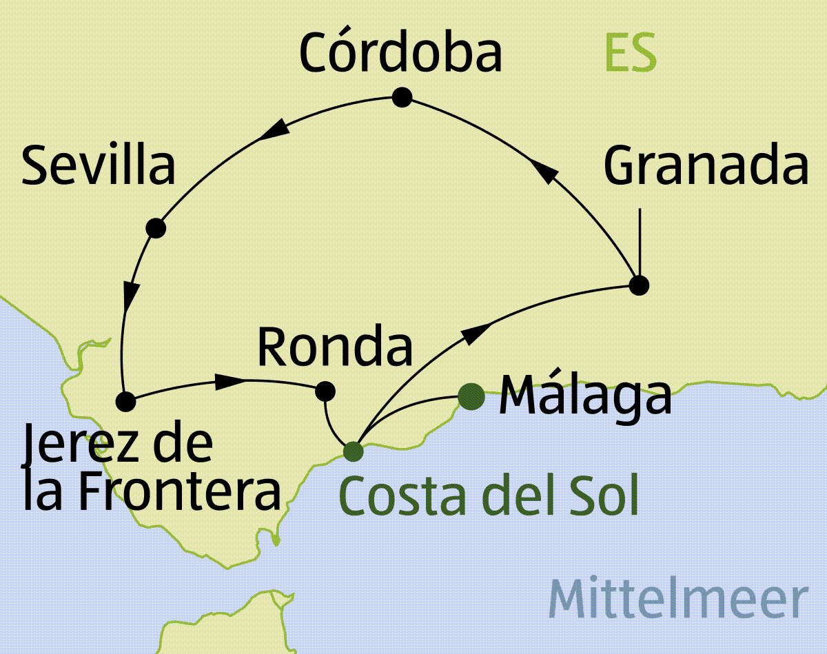  Andalusien - Rundreise 