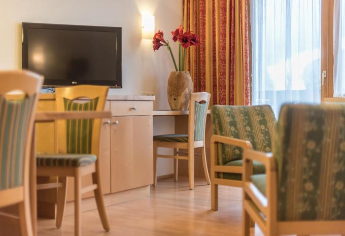 Zimmerbeispiel, Vierbettzimmer (VBZ) „Dachstein“