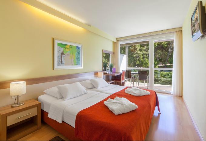 Zimmerbeispiel, Doppelzimmer (DZ) „Standard Balkon Parkblick“