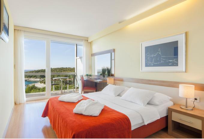 Zimmerbeispiel, Doppelzimmer (DZ) „Standard Balkon Meerseite“