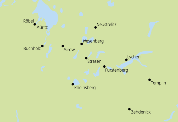 Deutschland - Mecklenburgische Seenplatte - Urlaub auf dem Hausboot
