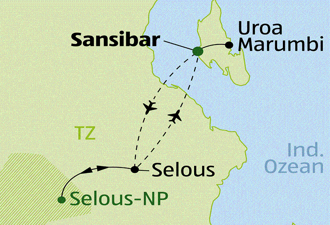 Sansibar - Safari & Baden