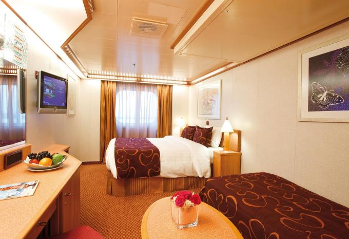 Kabinenbeispiel, Außenkabine / Costa Deliziosa Kabinenbeispiel, Außenkabine / Costa Deliziosa