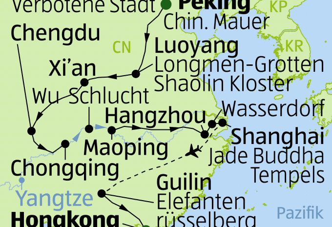 China & Yangtze - Große Rundreise & Flusskreuzfahrt