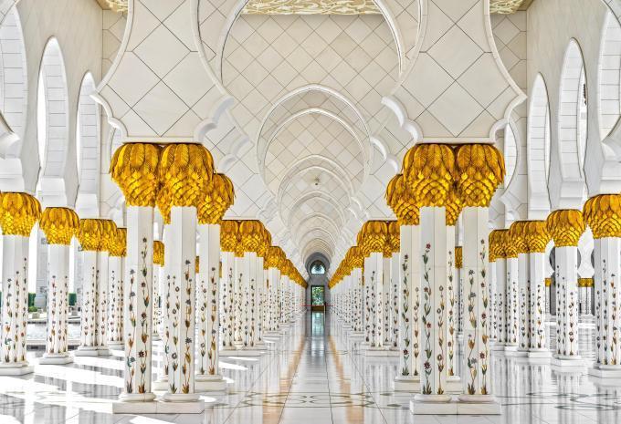 Abu Dhabi - Sheik Zayed Moschee