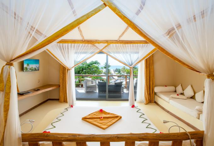 Zimmerbeispiel Doppelzimmer Deluxe Meerblick