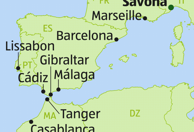 Westliches Mittelmeer - Kreuzfahrt