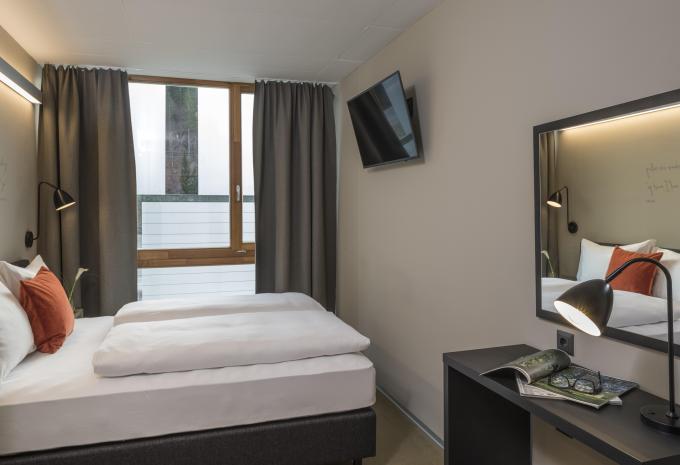 Zimmerbeispiel, Doppelzimmer „Economy M+“ Zimmerbeispiel, Doppelzimmer „Economy M+“