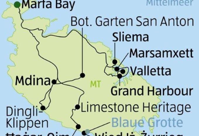 Malta - Sternfahrt
