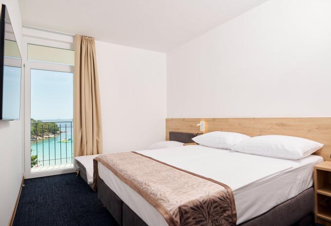 Zimmerbeispiel, Doppelzimmer Balkon Meerblick