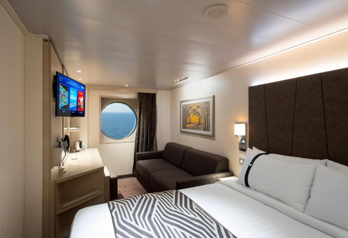 Kabinenbeispiel, Außenkabine