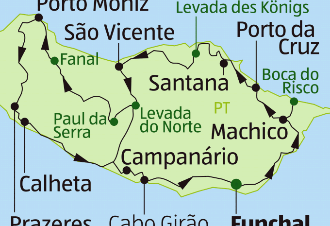 Rund um Madeira - Wanderreise