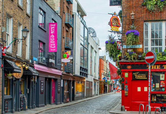 The Temple Bar in Dublin
