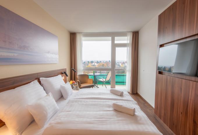 Zimmerbeispiel, Doppelzimmer Superior Balkon Panoramablick