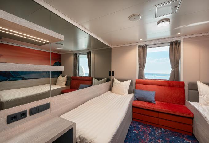 Kabinenbeispiel / Aussenkabine mit Fenster, MS Hondius