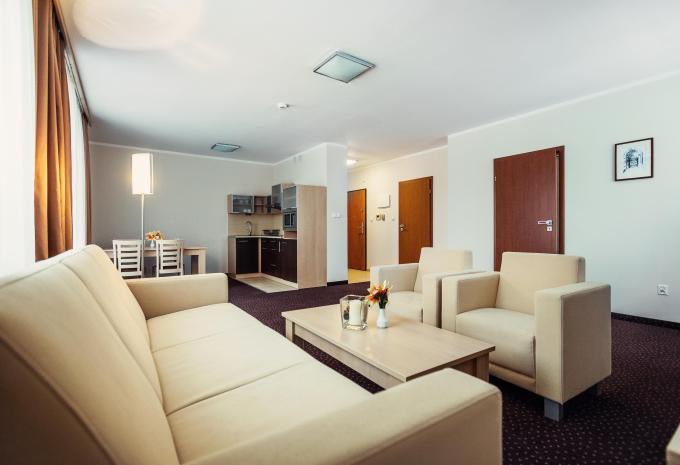 Zimmerbeispiel, Apartment Deluxe Balkon