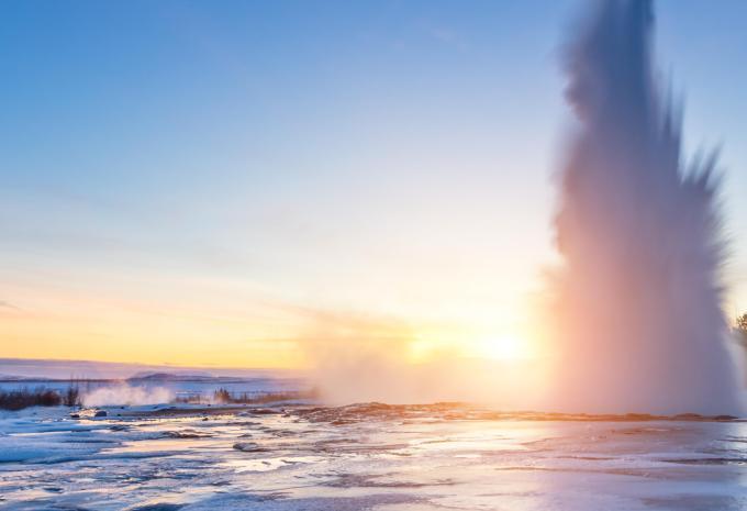 Geysir auf Island