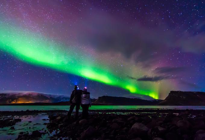 Nordlichter Aurora Borealis auf Island
