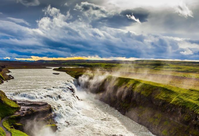 Wasserfall in Gullfoss