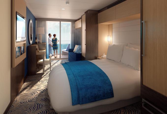 Zimmerbeispiel / Balkonkabine Spectrum of the Seas Zimmerbeispiel / Balkonkabine Spectrum of the Seas