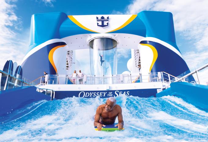 Flowrider & Sky Diving Simulator, Spectrum of the Seas Flowrider & Sky Diving Simulator, Spectrum of the Seas