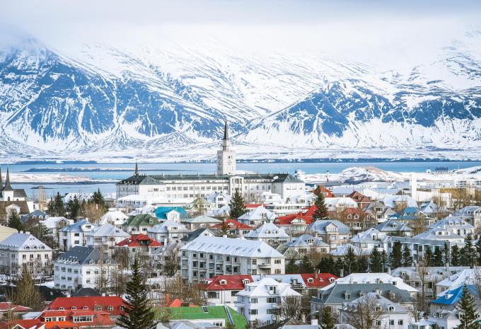 Stadtansicht Reykjavik