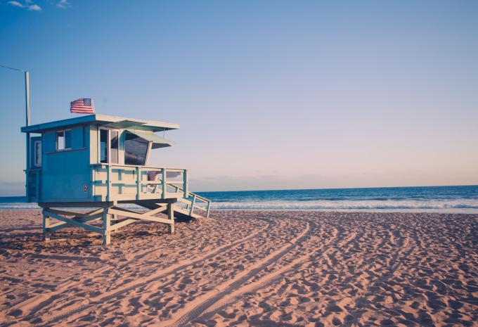 Strand von Santa Monica