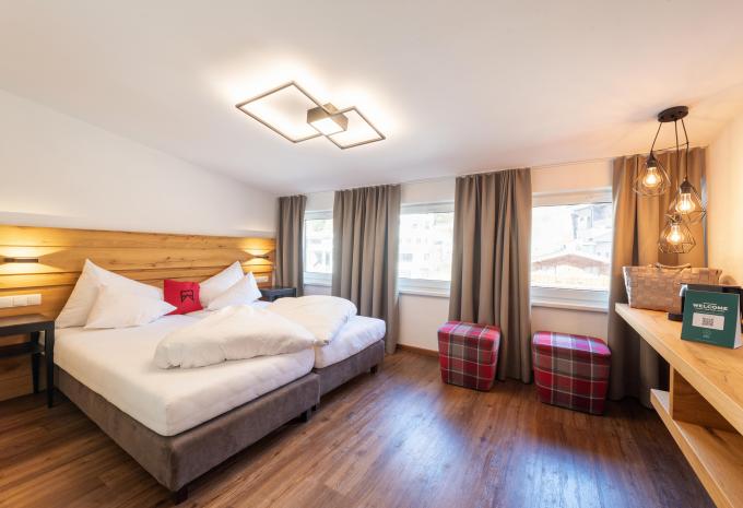 Zimmerbeispiel: Doppelzimmer Balkon