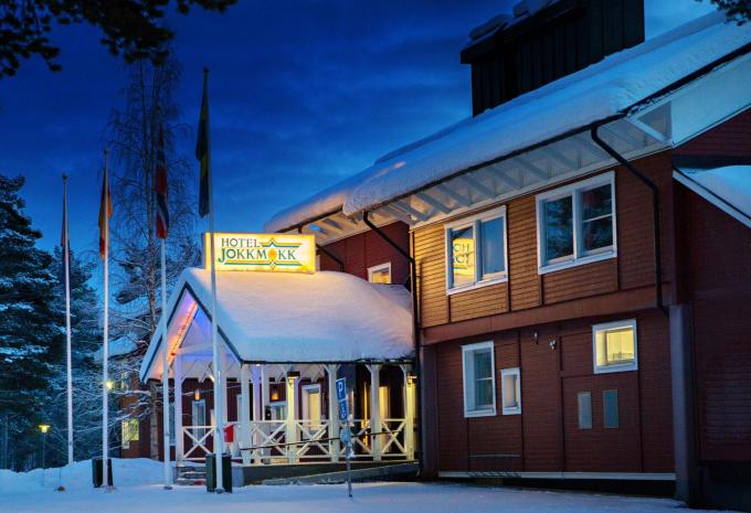 Außenansicht Hotel Jokkmokk