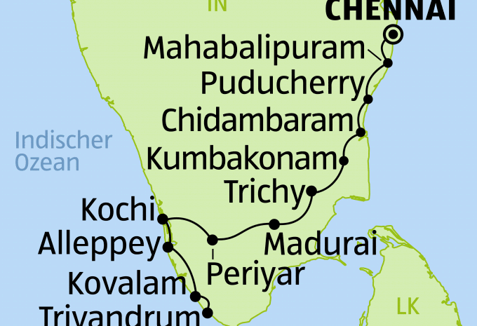 Südindien - Rundreise