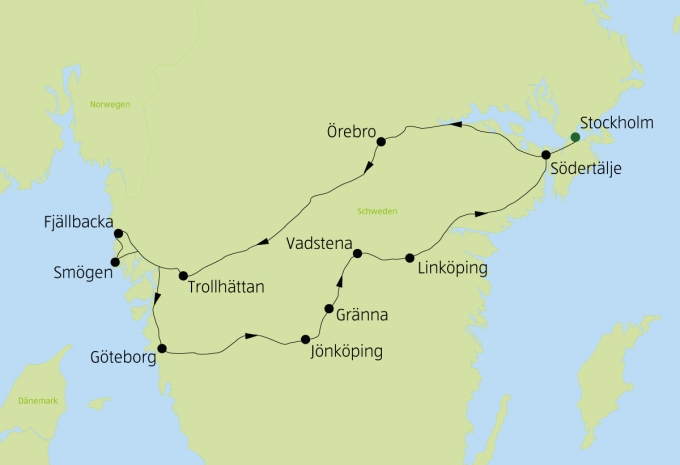 Schwedisches Sommermärchen - Mietwagenrundreise